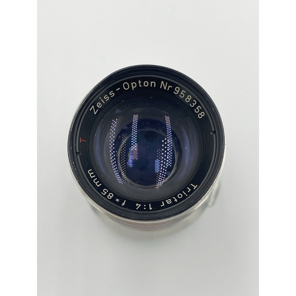 Contax RF Zeiss 85mm f4 Opton Triotar T*  #958358‎